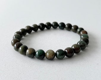 Braccialetti Elastici Con Perline Rotondi In Pietra Lavica E Giada Naturale Africana In Stile 2 Pezzi Con Ematite Sintetica A Colonna Gioielli In Pietra Di Potere Diffusore Di Olio Per Le Donne Diam