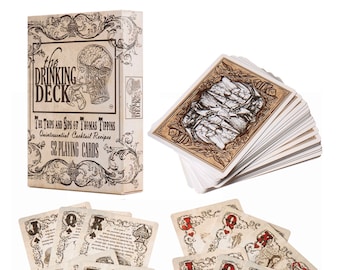 The Drinking Deck: The Trips and Sips of Thomas Tippins, Cocktail Recipe Playing Cards