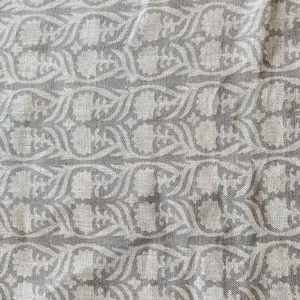FROSTED GARDEN// Indian Hand Block Print Fabric, Indian Linen Fabric, Block Print Fabric, Designer Floral Printing Fabric, Upholstery fabric