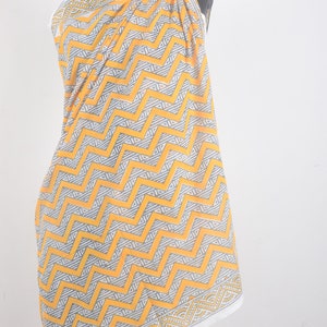 Block Print Scarf, Owl Scarf,  Valentines Day Gift, Women Sarong, Pareo,Organic Print Scarf, Cotton Scarf Wrap, Owl Scarf Valentines Scarf
