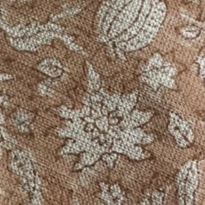 Indian Hand Block Print Fabric, Indian Linen Fabric, Block Print Fabric, Designer Floral Printing Fabric, Upholstery fabric, Home Decor
