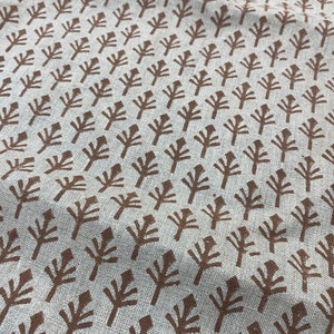 SHIPPRA// Indian Hand Block Print Fabric, Indian Linen Fabric, Block Print Fabric, Designer Floral Printing Fabric, Upholstery fabric,