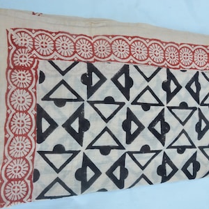 Block Print Scarves, Indian Cotton Sarong, Decorative Handmade Cotton, Beach Pareo, Printed Sarong, Organic cotton sarong, natural colour