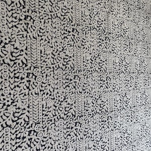 Block Print  Handloom Linen Fabric  Heavy Linen Fabric
