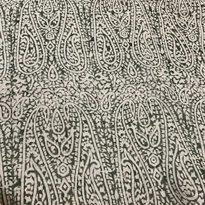 AMELIA//Indian Hand Block Print Fabric, Indian Linen Fabric, Block Print Fabric, Designer Floral Printing Fabric, Upholstery fabric,
