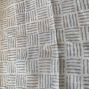 AVA// Indian Hand Block Print Fabric, Indian Linen Fabric, Block Print Fabric, Designer Floral Printing Fabric, Upholstery fabric,
