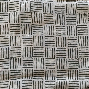 BORDER// Indian Hand Block Print Fabric, Indian Linen Fabric, Block Print Fabric, Designer Floral Printing Fabric, Upholstery fabric,