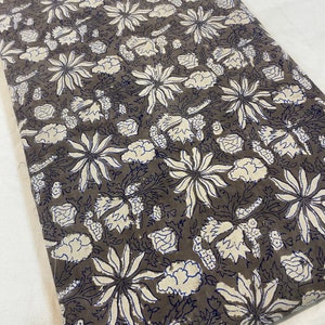 Schöner Hand Block bedruckter Stoff, Baumwollstoff, indischer Stoff, Stoff-Bulk-Lager, Block gedruckte Baumwolle Damenbekleidung