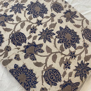 Indian Block Print, indian cotton, Hand stamped printing, by the yard, Indian Fabric, Peace Block Print Fabric, sewing and quilting fabric