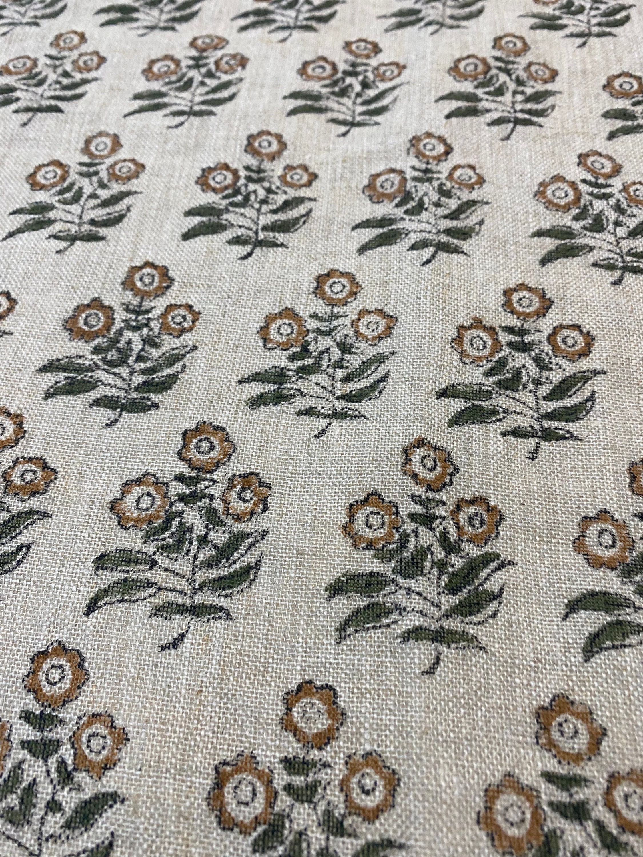 Printed Linen Fabric -  Canada