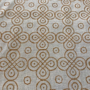 ROUNDED ||  Indian Hand Block Print Fabric, Indian Linen Fabric, Block Print Fabric, Designer Floral Printing Fabric, Upholstery fabric,