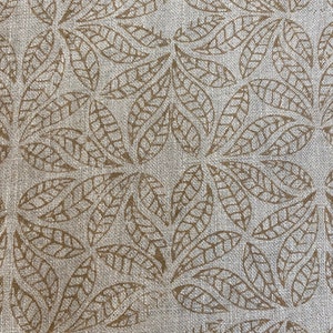 WAHHAN || Indian Hand Block Print Fabric, Indian Linen Fabric, Block Print Fabric, Designer Floral Printing Fabric, Upholstery fabric,Pillow
