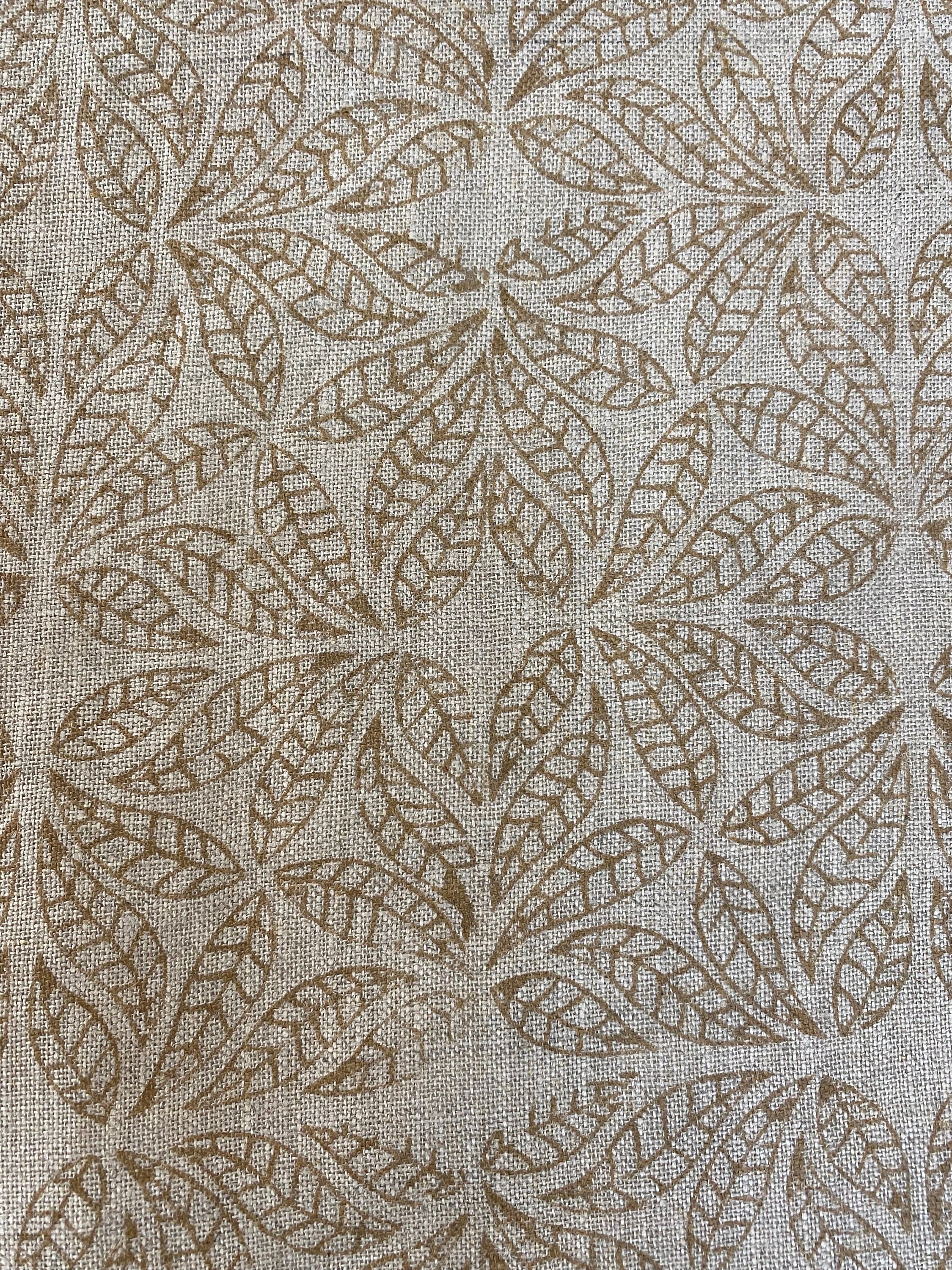WAHHAN || Indian Hand Block Print Fabric, Indian Linen Fabric, Block Print Fabric, Designer Floral Printing Fabric, Upholstery fabric,Pillow
