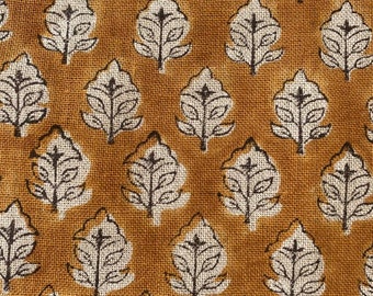 Handloom Linen Fabric - most popular block print fabric  - best for Upholstery , cushion cover , sofa/chair cover , and other crafts