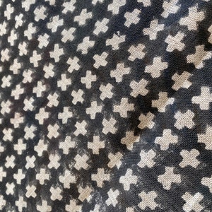 PLUS//Indian Hand Block Print Fabric, Indian Linen Fabric, Block Print Fabric, Designer Floral Printing Fabric, Upholstery fabric,