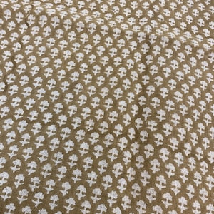 ÉPICE // Tissu en lin imprimé à la main, décoration d'intérieur Meilleur tissu en lin pour décoration, oreillers, rembourrage, rideaux