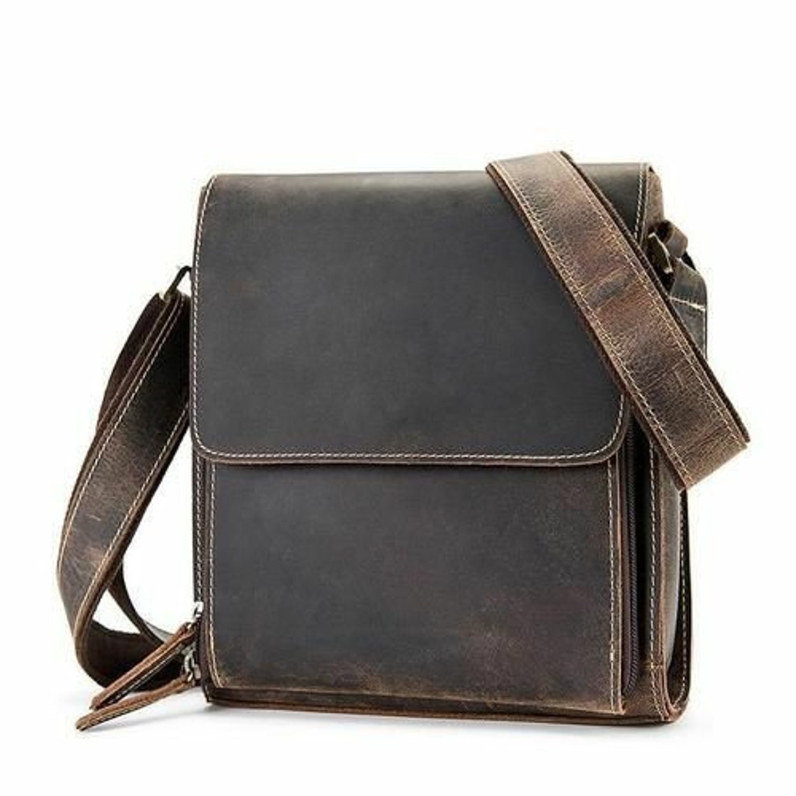 Leather Bag Mens Small Shoulder Bag Women's Shoulder Bag Etsy