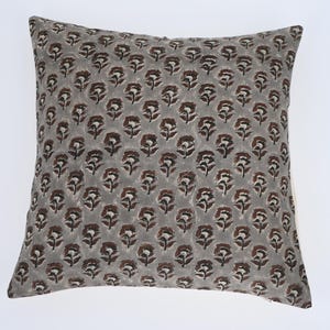 BEATH//Handcrafted print cushion cover, pure linen fabric, decorative cushion cover for living room ,fall and spring home decor Couch Pillow