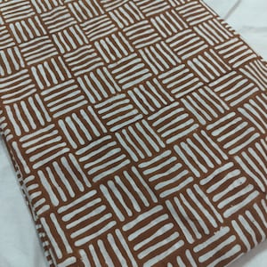 Beautiful Hand Block Printed Fabric, Cotton Fabric, Indian Fabric, fabric by yard, Block Printed Cotton womens clothing
