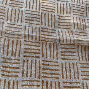 AVA//Indian Hand Block Print Fabric, Indian Linen Fabric, Block Print Fabric, Designer Floral Printing Fabric, Upholstery fabric,