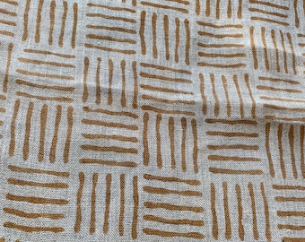 AVA//Indian Hand Block Print Fabric, Indian Linen Fabric, Block Print Fabric, Designer Floral Printing Fabric, Upholstery fabric,