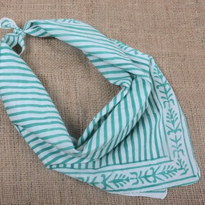 Indian Handmade Hand Block Print Natural Casual Dinner Wedding Vintage Napkin, Throw, Face Neck Wrap, Bandana Scarf