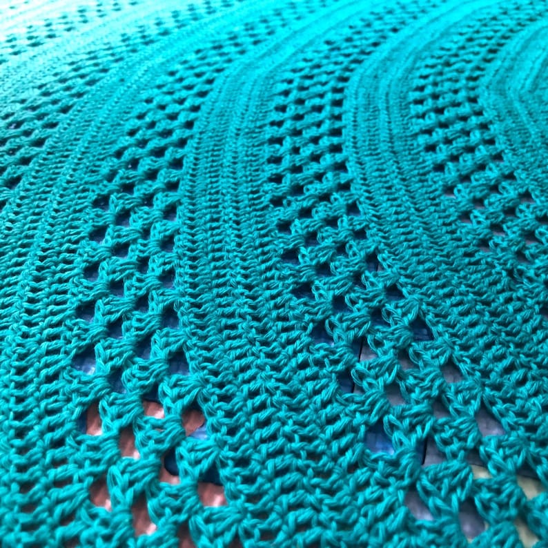 Granny Merge Semi Crochet Pattern, Beginner semi circle shawl pdf pattern digital download, easy crochet shawl image 7