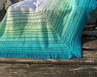 Lena Shawl, Boho Crochet Shawl, Triangle Crochet Shawl, Summer Triangle Shawl, Crochet Pattern, Pdf Pattern, Digital Download,