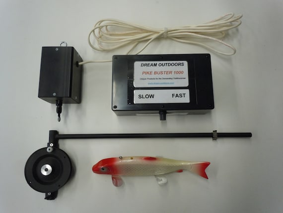 Pike Buster 1000, Pike Spearing, Spearing Decoys, Ice Fishing, Hard Water  Spearing, Dark House Spearing 