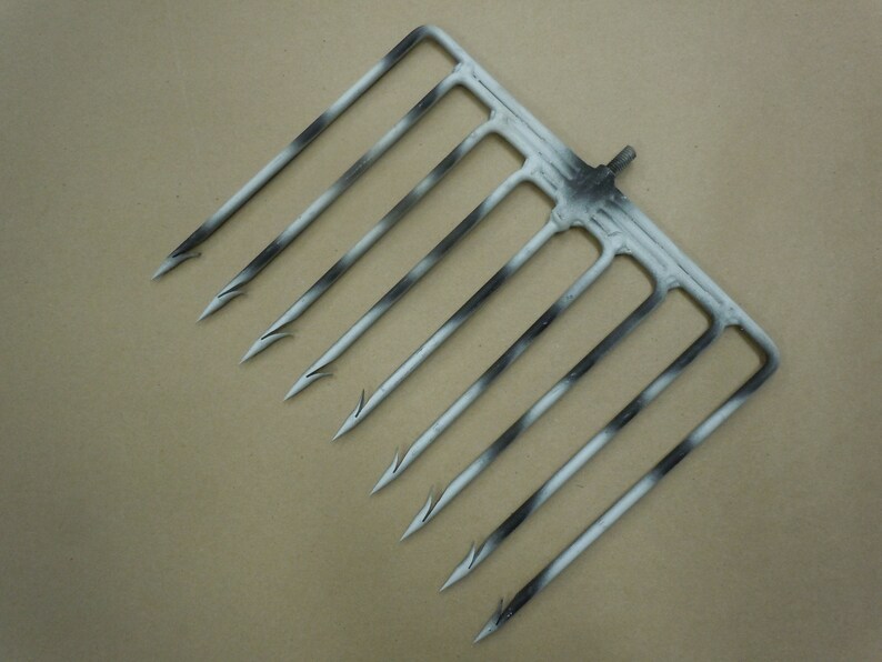 Pike Spear Spearing Ice Fishing Fish Spear Dark House Etsy