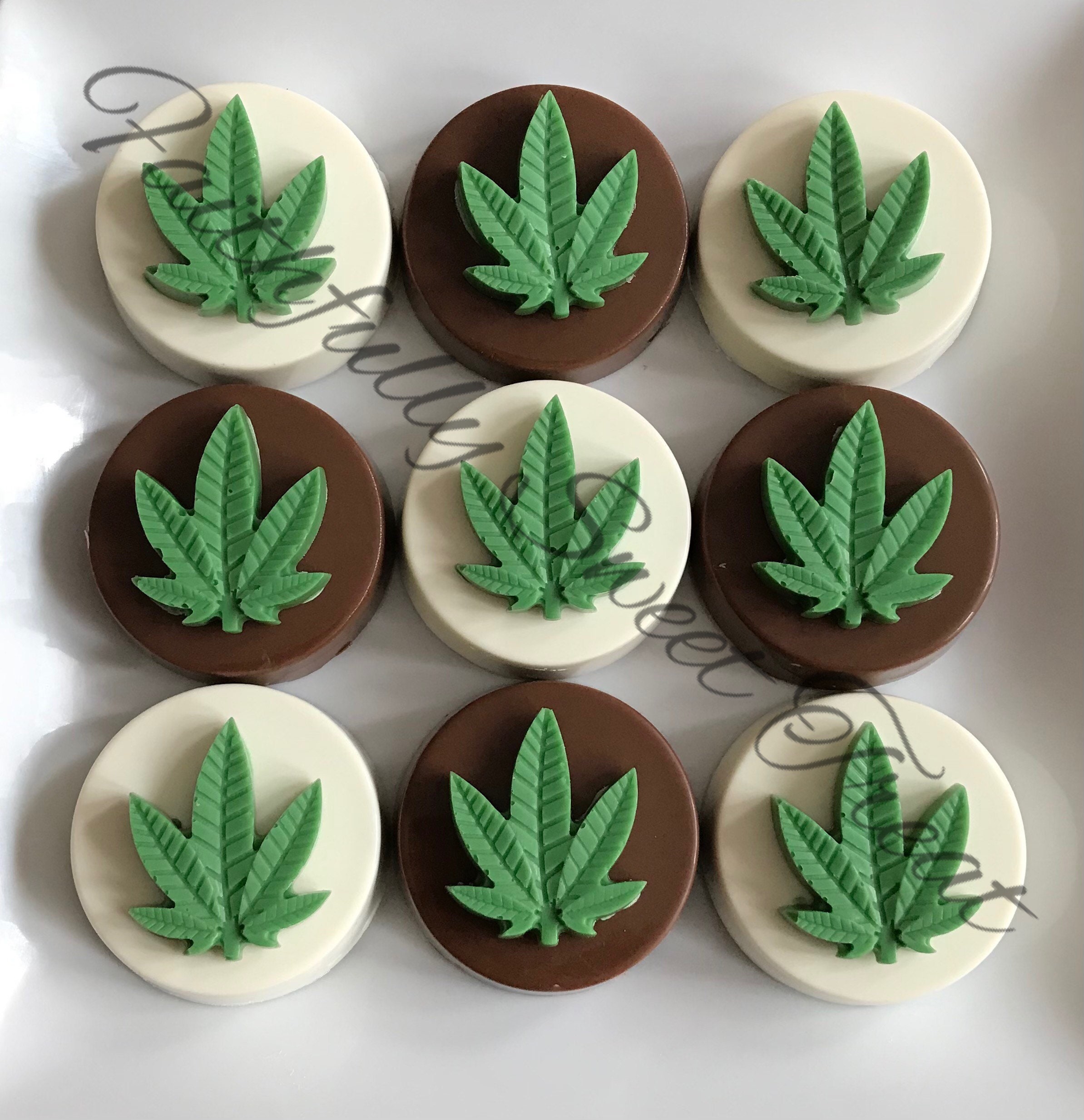 Cannabis Leaf Cookies Marijuana Leaf Cookies Chocolate - Etsy