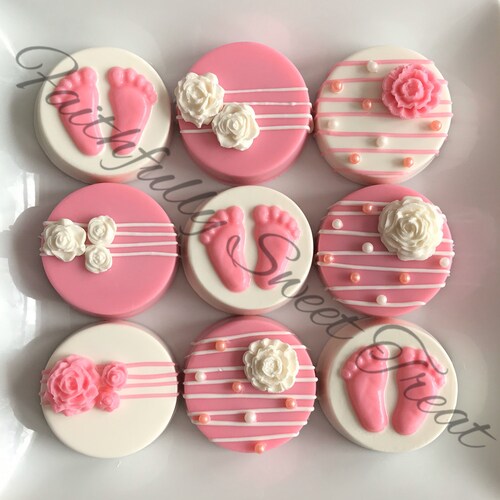 Baby Shower Cookies Chocolate Covered Oreos Etsy Canada