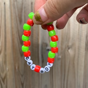 Bracelet Kandi - « Garçon gay »