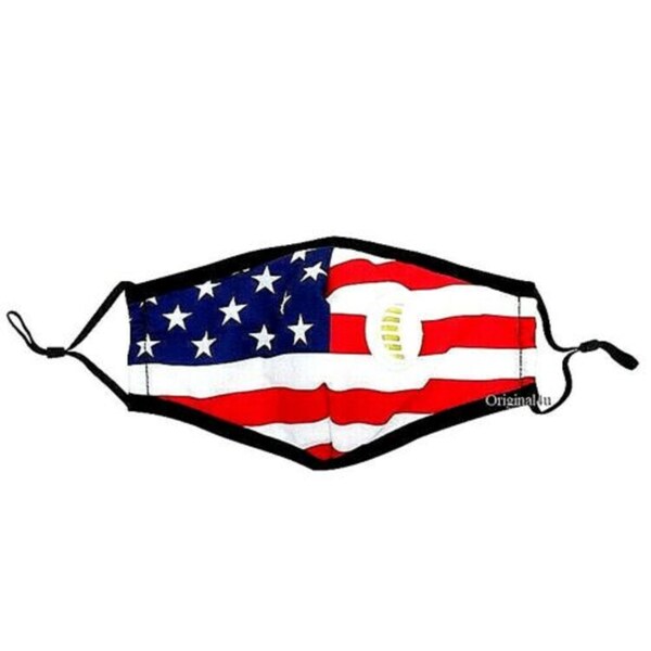 Usa Flag Mask Etsy