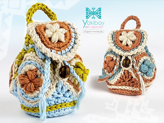 Zainetto Portachiavi Uncinetto Amigurumi | Etsy