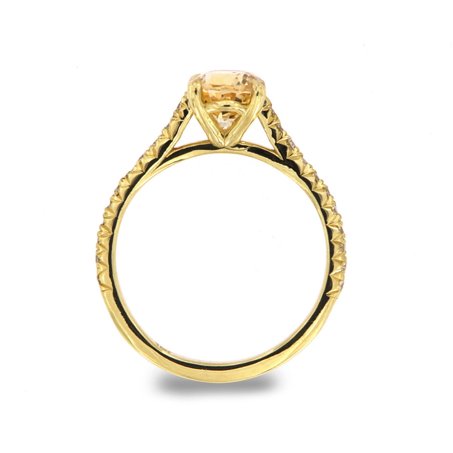 Zafiro Amarillo Con Certificado Natural/Pukhraj 4.00-11.00 Unidades. Astrología De Piedra, Anillo De Declaración En Plata De Ley 92.5 Para Hombres Y Mujeres, Piedra Preciosa, Zafiro