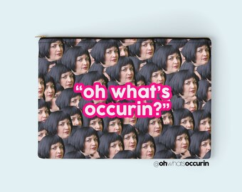 Oh lo que está ocurriendo en Nessa Coin Purse, gavin y stacey, barry island, regalos Nessa, Nessa, gavin y stacey regalos, bolso, bolsa de monedas