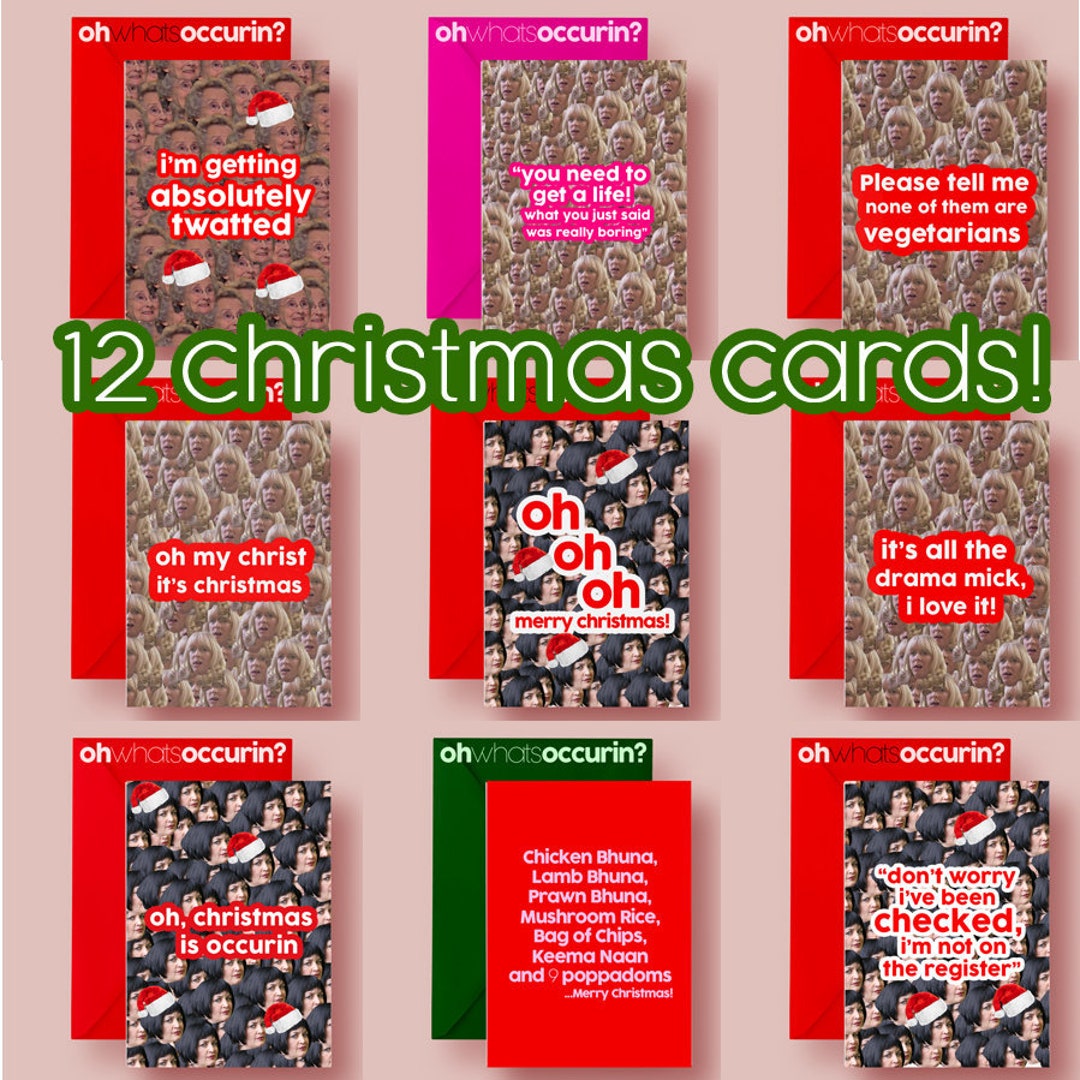 Gavin and Stacey Christmas Card Bundle,funny Cards,gavin and Stacey