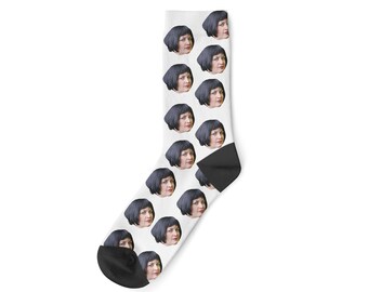 Nessa Face Socks,gavin and stacey,barry island,Nessa socks,Nessa,socks,gavin and stacey socks,gavin and stacey gifts,funny socks,