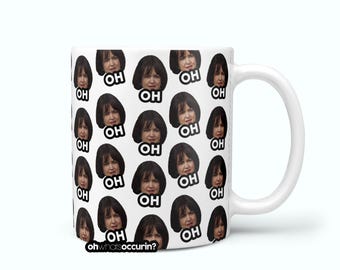 oh Nessa Face Mug,doris gavin and stacey,gavin and stacey,funny mug,welsh mug,welsh gifts,barry island