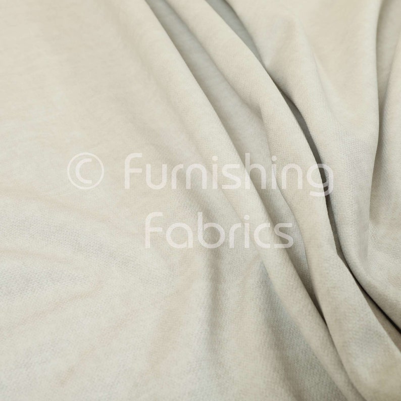New Furnishing Fabric Soft Velvet Beige Colour For Home Textiles Sofa Curtains 