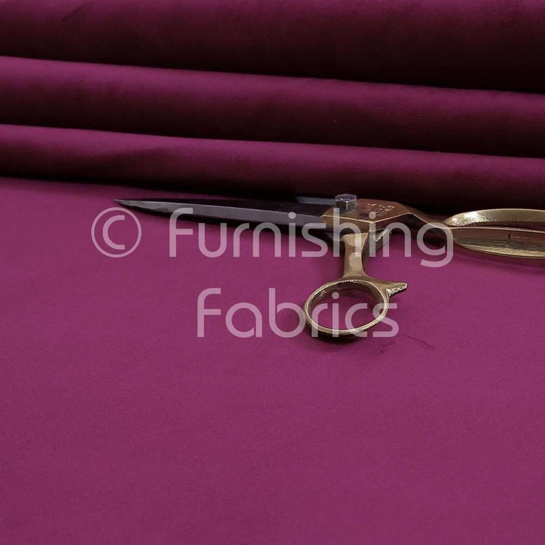 Free Worldwide Delivery Furnishing Fabrics New Thick Flame Treated Velvet Flock Upholstery Fabric Perfect Sofas Chairs Furnishing Lavender