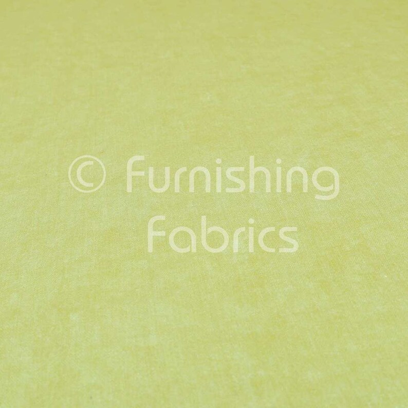 Free Worldwide Delivery Furnishing Fabric Quality Pastel Effect Cotton Chenille Plain Curtain Furnishing Upholstery In Green Yellow Hay