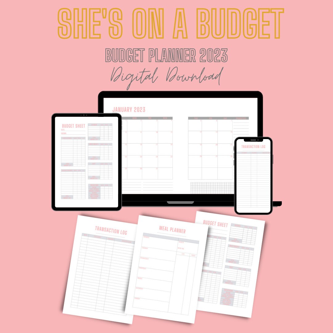S.O.A.B DIGITAL Budget Planner 2023 Etsy