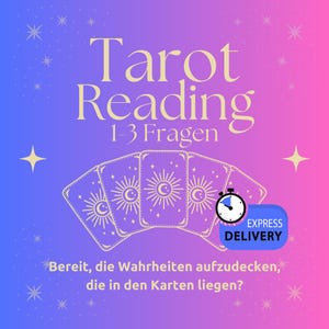 Tarot Kartenlegung bei der ich deine Fragen beantworte