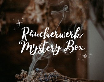 Räucherwerk Mystery Box I Räucherstäbchen - Smudge Stick - lose Räuchermischung I Wundertüte räuchern Zeremonie Ostern