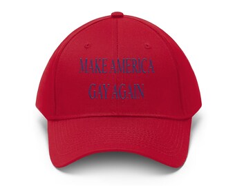 Cap Funny Gift Make Democrats Great Again Snapback Hat Political MAGA Liberal Red Libertarian Conservative