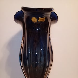 Vintage collectable Large Glass Bohemia Vase