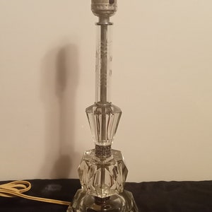 Vintage Lucite Lampen-Set