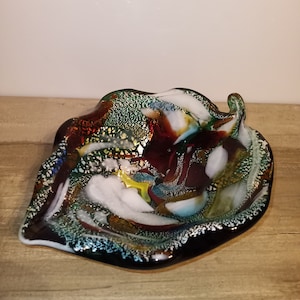 MCM vintage collectable Murano  Glass Bowl